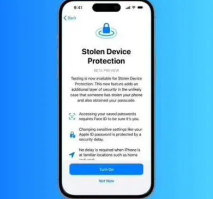 轮台苹果授权维修店分享被盗设备保护功能开启方法 