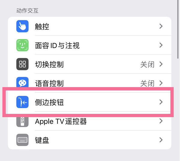 轮台苹果14维修店分享iPhone14 Plus侧键双击下载功能关闭方法 