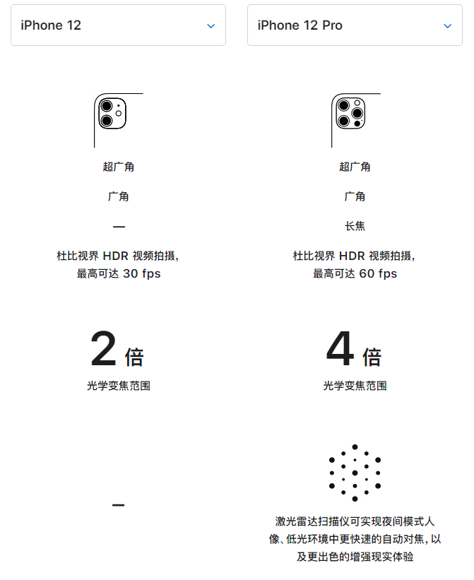 轮台苹果手机维修分享苹果 iPhone 12 与 iPhone 12 Pro 选哪款 